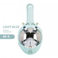 浮潛面具潛水鏡-淺藍色KF4-XS