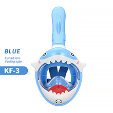 浮潛面具潛水鏡-藍色KF3-XS