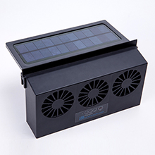 太陽能降溫神器汽車換氣扇-黑色-518