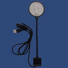 USB夾燈-黑殼藍白光