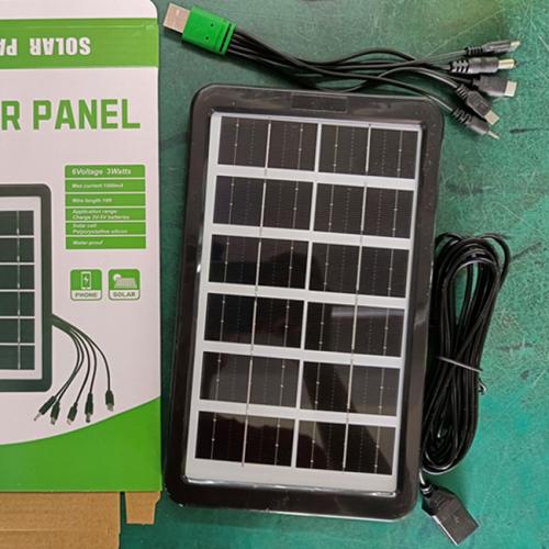 太陽能板6v3W-1拖5充電輸出