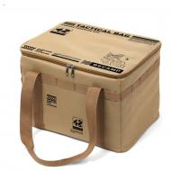 折疊收納箱-卡其色42L