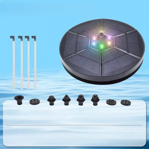 太陽能蓄電款漂浮噴泉3.5W-直徑18cm