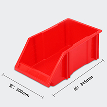 零件盒-紅色加厚34.5*20*14CM