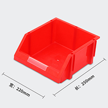 零件盒-紅色加厚22*22*12CM