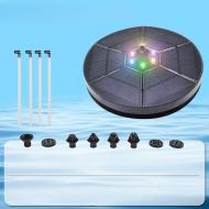 太陽能蓄電款漂浮噴泉3.5W-直徑18cm