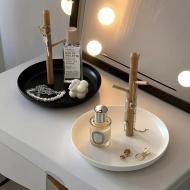 北歐風玄關小物鑰匙收納盤-白