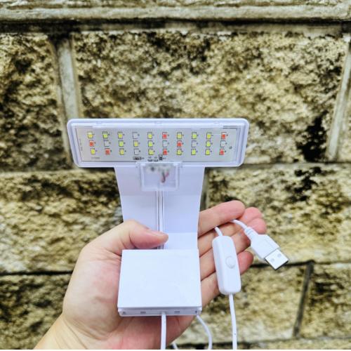 全光譜LED魚缸夾燈USB供電-白色