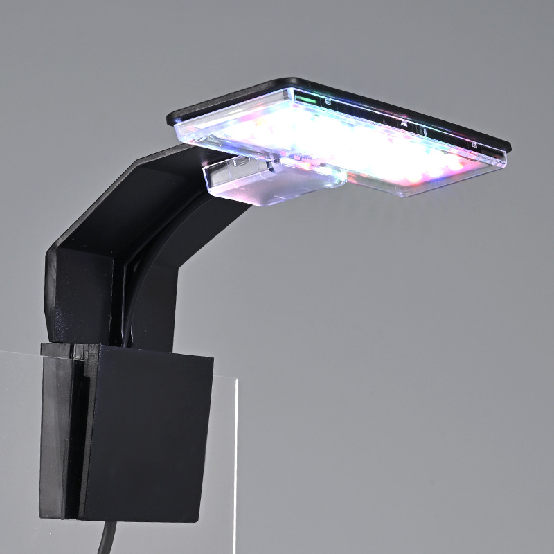 全光譜LED魚缸夾燈USB供電-黑色