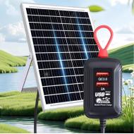 太陽能板雙USB快充輸出QC3.0-20W