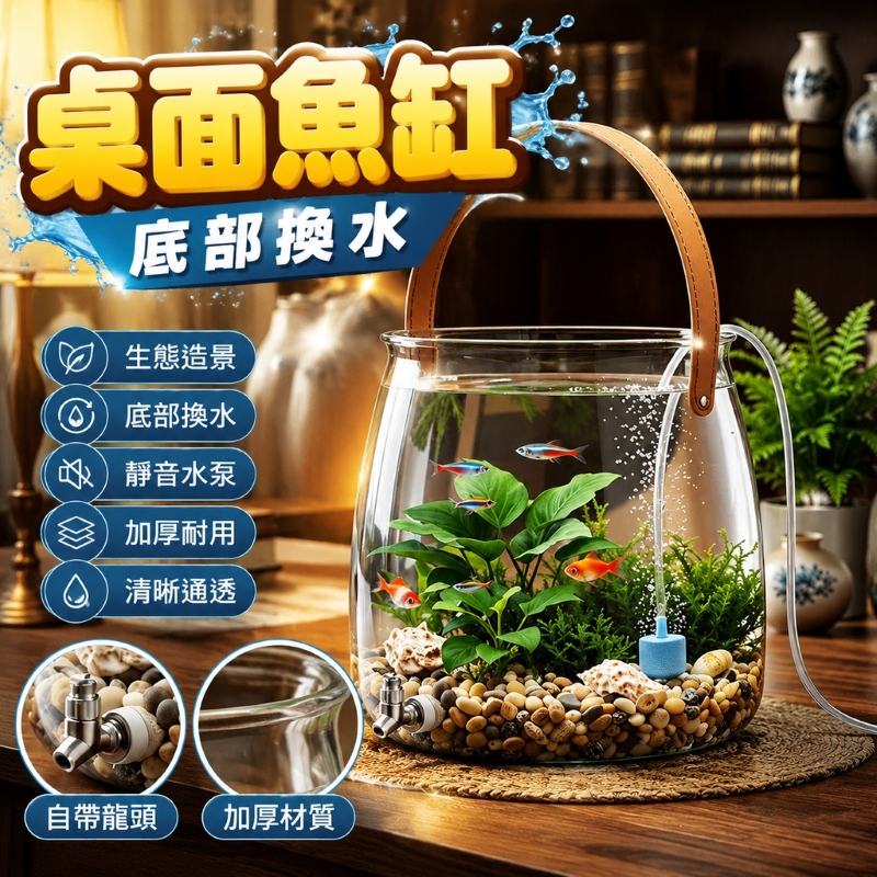 桌面魚缸